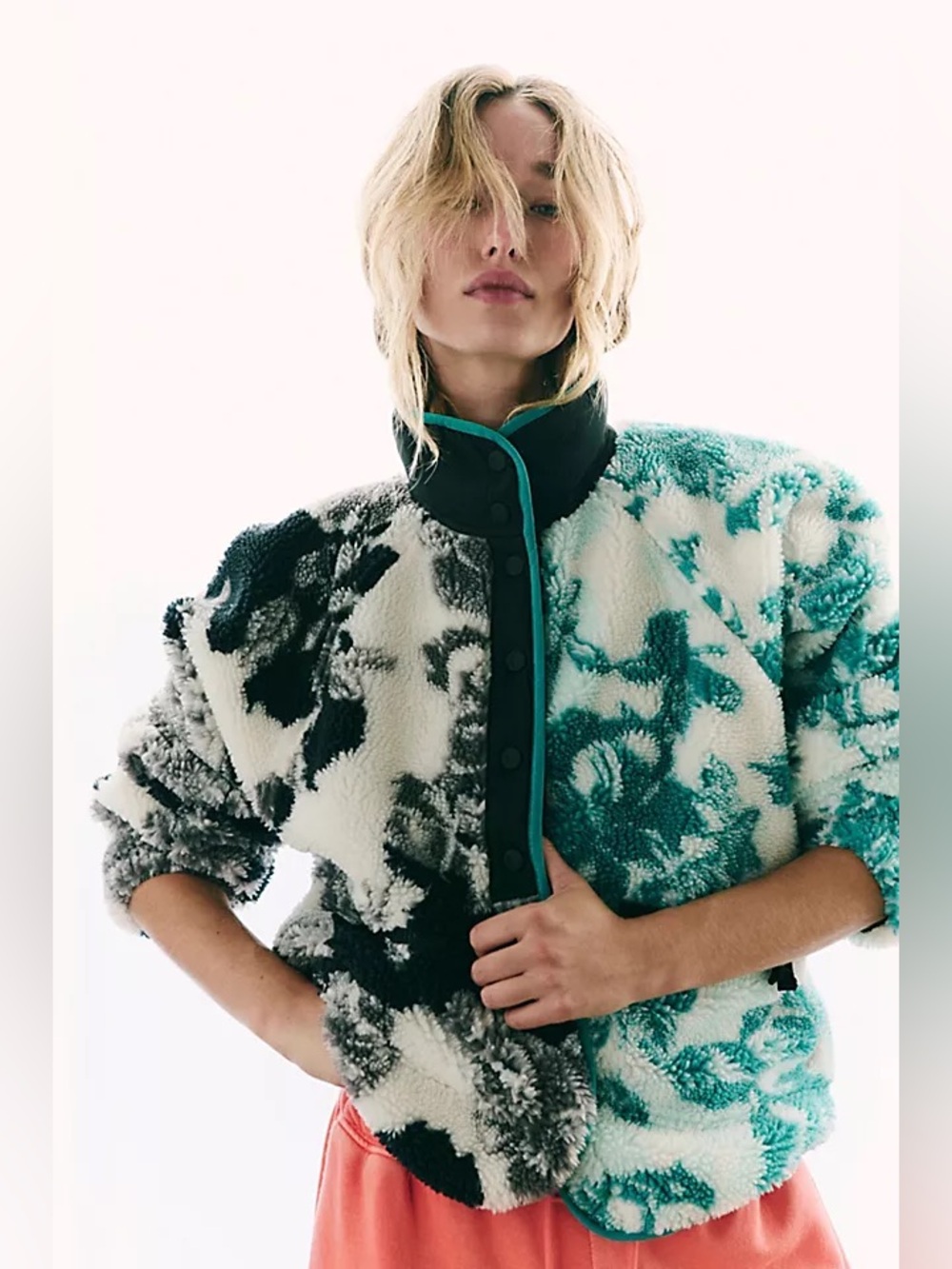 Hit The Slopes Printed Fleece Jacket